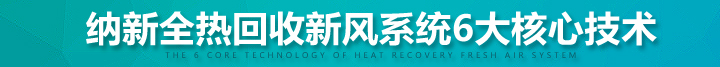 納新能量回收新風(fēng)機(jī)6大核心技術(shù)