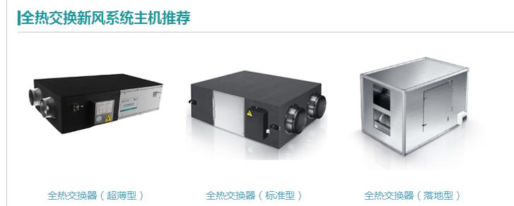 全熱交換式新風機